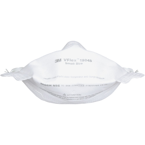Respirateur et masque chirurgical VFlex contre les particules en sant&eacute;, N95, Certifi&eacute; NIOSH, Petit Advanced Consulting and Training Ltd.