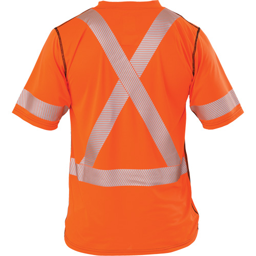 Polartec&reg; Power Grid&reg; High Visibility Short Sleeved T-Shirt, Polyester, 4X-Large, Orange Advanced Consulting and Training Ltd.