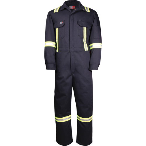 Westex UltraSoft&reg; Deluxe Coveralls with Reflective Material, Size 36, Navy Blue, 8.7 cal/cm² Advanced Consulting and Training Ltd.