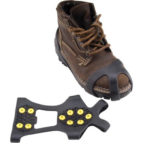 Semelles antid&eacute;rapantes et anti&eacute;tincelles pour la glace, Laiton, Traction Crampon, Moyen Advanced Consulting and Training Ltd.