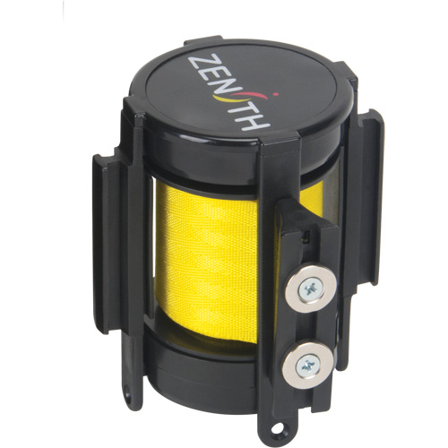 Cassette de ruban magn&eacute;tique pour barri&egrave;re de contr&ocirc;le des foules personnalis&eacute;e, Attention ne pas entrer, 7', Ruban Jaune Advanced Consulting and Training Ltd.