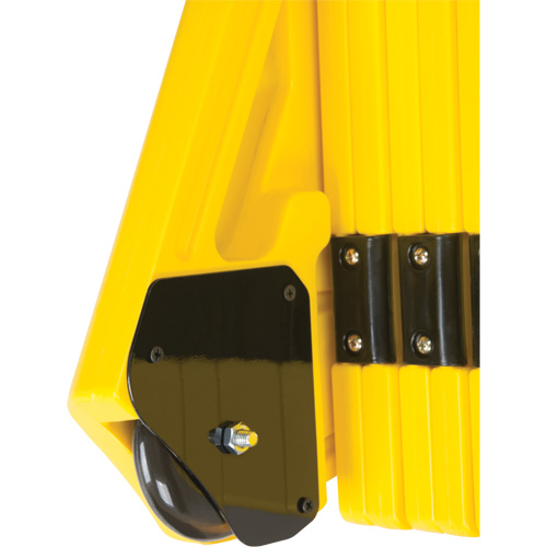 Portable Mobile Barrier, 40" H x 13' L, Yellow Advanced Consulting and Training Ltd.