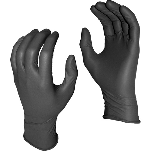 Grease Monkey&reg; Disposable Gloves, 2X-Large, Nitrile, 5-mil, Powder-Free, Black Advanced Consulting and Training Ltd.