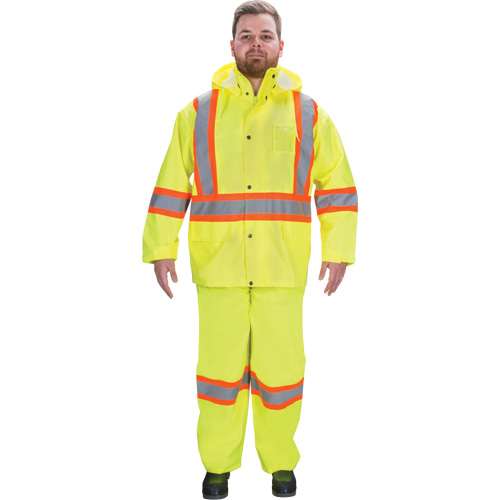 RZ1000 Rain Suit, Polyester, Small, High Visibility Lime-Yellow Advanced Consulting and Training Ltd.