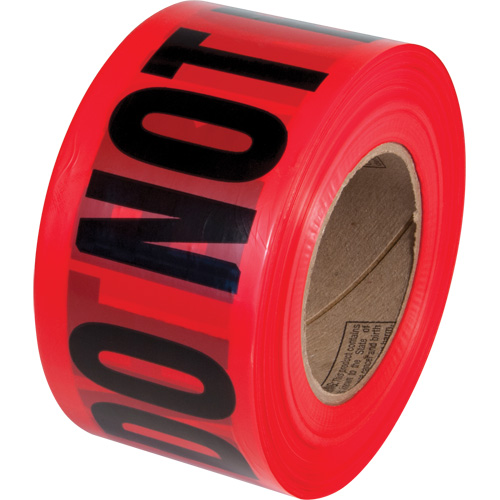 PrimeGuard "Danger Do Not Enter" Barricade Tape, English, 3" W x 1000' L, Black on Red Advanced Consulting and Training Ltd.