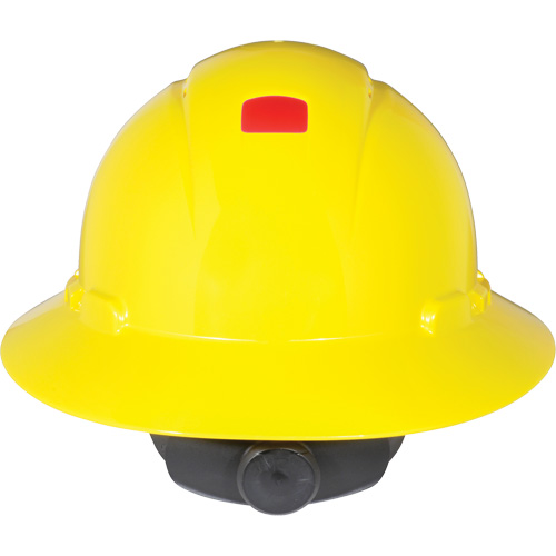 Full Brim Hardhat with Uvicator Sensor, Ratchet Suspension Advanced Consulting and Training Ltd.