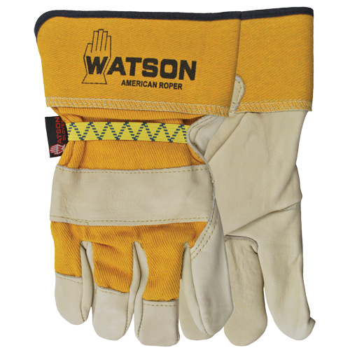 Gants pour cordeur American, Grand, Paume Cuir fleur de vache, Doubleure Coton Advanced Consulting and Training Ltd.