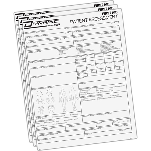Diagramme d'&eacute;valuation du patient Dynamic Advanced Consulting and Training Ltd.