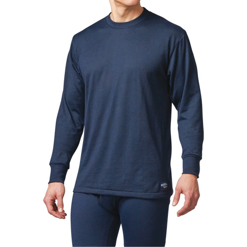 T-shirt &agrave; manches longues de base ignifuge, Petit, Bleu marin Advanced Consulting and Training Ltd.