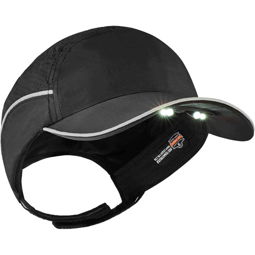 Skullerz&reg; 8965 Lightweight Bump Cap Hat with LED Lighting, Black Advanced Consulting and Training Ltd.