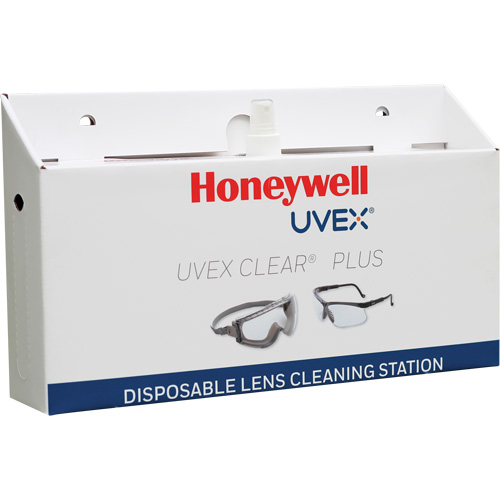 Uvex&reg; Clear&reg; Plus Disposable Lens Cleaning Station, Cardboard, 16" L x 3.19" D x 9.25" H Advanced Consulting and Training Ltd.