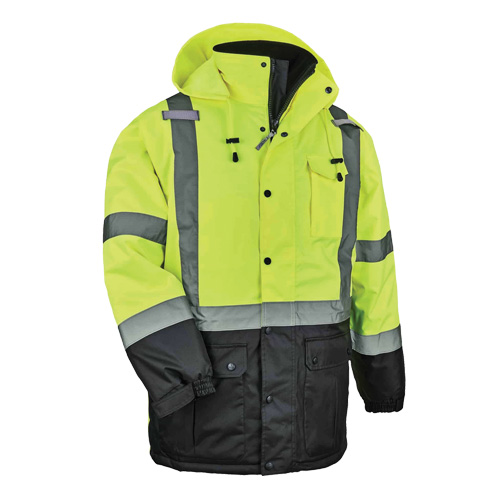 GloWear&reg; 8384 Type R Thermal Parka, High Visibility Lime-Yellow, Large Advanced Consulting and Training Ltd.