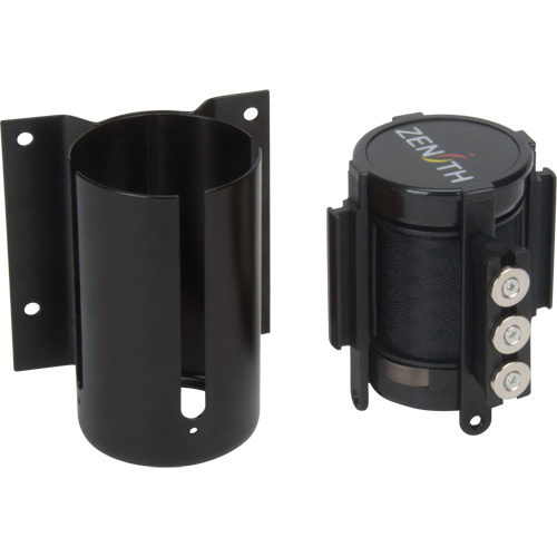 Wall Mount Barrier with Magnetic Tape, Steel, Screw Mount, 12', Black Tape Advanced Consulting and Training Ltd.