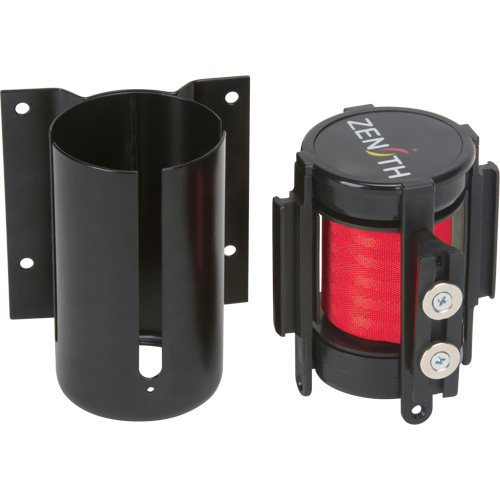 Wall Mount Barrier with Magnetic Tape, Steel, Screw Mount, 7', Red Tape Advanced Consulting and Training Ltd.