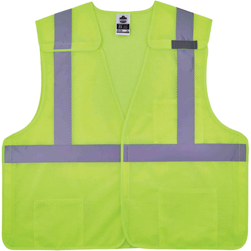 GloWear 8217BA Breakaway Mesh Safety Vest, High Visibility Lime-Yellow, Medium/Small, Polyester Advanced Consulting and Training Ltd.