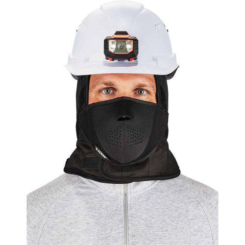 Doublure de casque de s&eacute;curit&eacute; d'hiver trois couches N-Ferno avec cache-bouche, Doublure en Molleton, Taille unique, Noir Advanced Consulting and Training Ltd.
