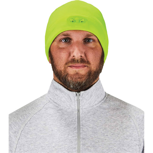 Bonnet N-Ferno &agrave; lumi&egrave;res DEL, Taille unique, Vert lime haute visibilit&eacute; Advanced Consulting and Training Ltd.