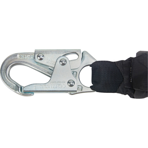 Miller&reg; HP Shock-Absorbing Lanyard, 4', Locking Rebar Hook Center, Locking Snap Hook Leg Ends, Polyester Advanced Consulting and Training Ltd.