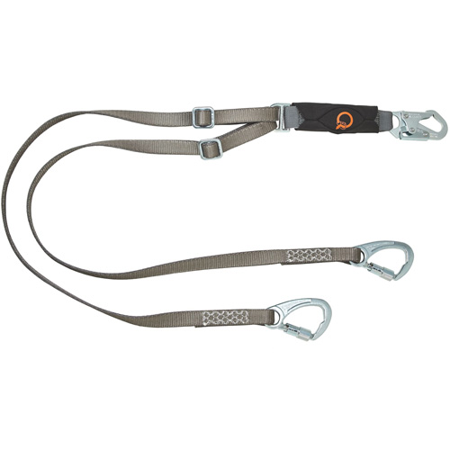 V-Series Tie-Back Lanyard, 6', Carabiner Center, Snap Hook Leg Ends, Nylon Advanced Consulting and Training Ltd.