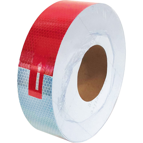 Conspicuity Tape, 2" W x 150' L, Red & White Advanced Consulting and Training Ltd.