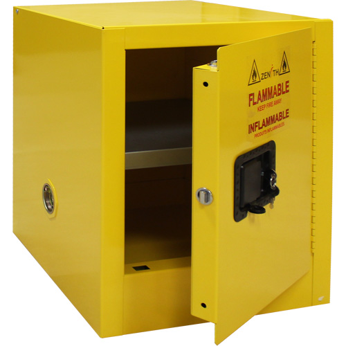 Flammable Storage Cabinet, 4 gal., 1 Door, 17" W x 22" H x 18" D Advanced Consulting and Training Ltd.