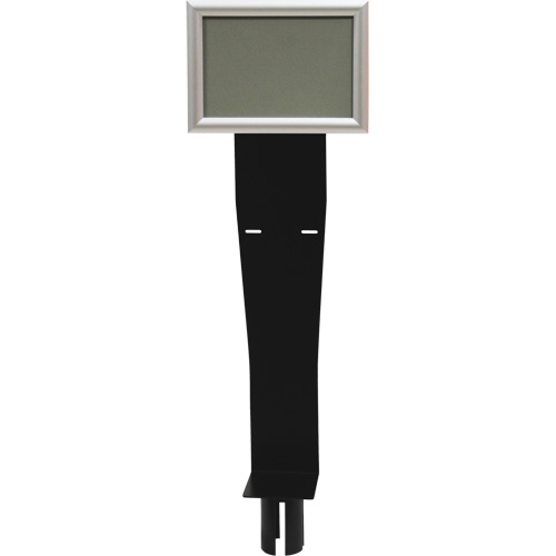 Porte-distributeur/enseigne pour poteaux de barri&egrave;re pour le contr&ocirc;le des foules, Noir Advanced Consulting and Training Ltd.