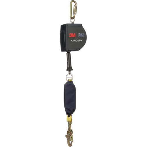 Cordage de s&eacute;curit&eacute; autor&eacute;tractable allong&eacute; Nano-Lok, 15', Acier galvanis&eacute;, Pivotant Advanced Consulting and Training Ltd.