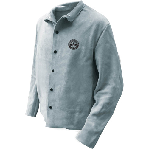 Veste de soudeur, Cuir, 5T-Grand, Gris Advanced Consulting and Training Ltd.
