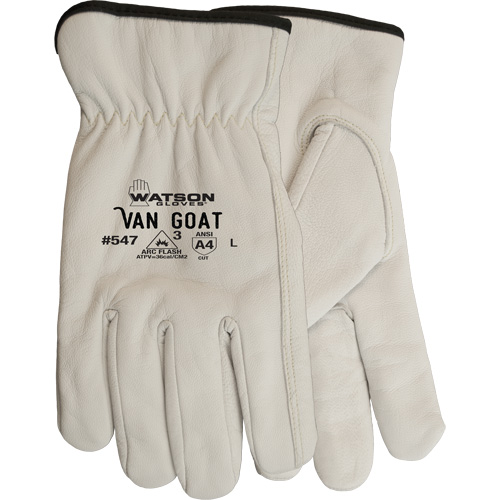 Van Goat Cut Resistant Work Gloves, Large, 36 cal/cm², Level 3, NFPA 70E Advanced Consulting and Training Ltd.
