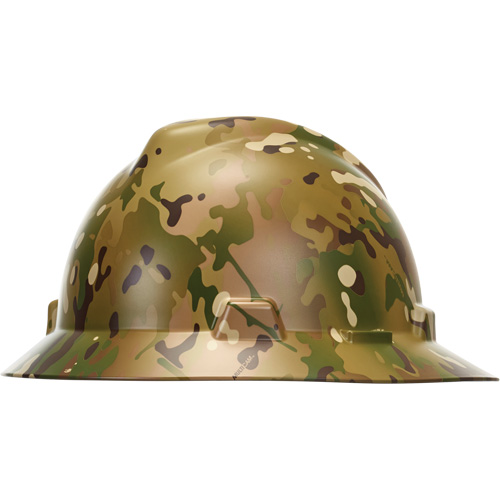 Casque de s&eacute;curit&eacute; &agrave; bordure compl&egrave;te Hydro Dip V-Gard, R&eacute;pond aux normes CSA type 1, Suspension Rochet, Non ventil&eacute; Advanced Consulting and Training Ltd.