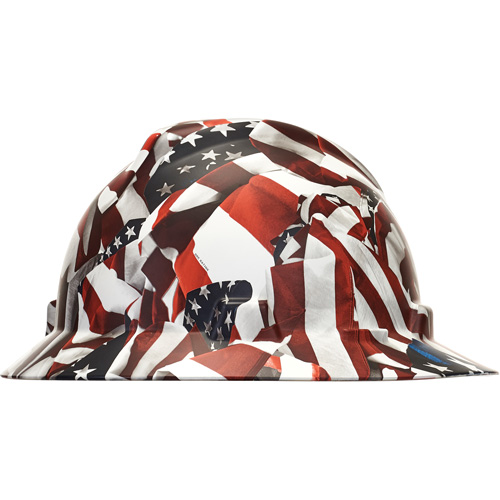 Casque de s&eacute;curit&eacute; &agrave; bordure compl&egrave;te Hydro Dip V-Gard, R&eacute;pond aux normes CSA type 1, Suspension Rochet, Non ventil&eacute; Advanced Consulting and Training Ltd.