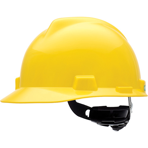 Casque de s&eacute;curit&eacute; &agrave; fentes V-Gard, R&eacute;pond aux normes CSA type 1, Suspension Rochet, Non ventil&eacute; Advanced Consulting and Training Ltd.