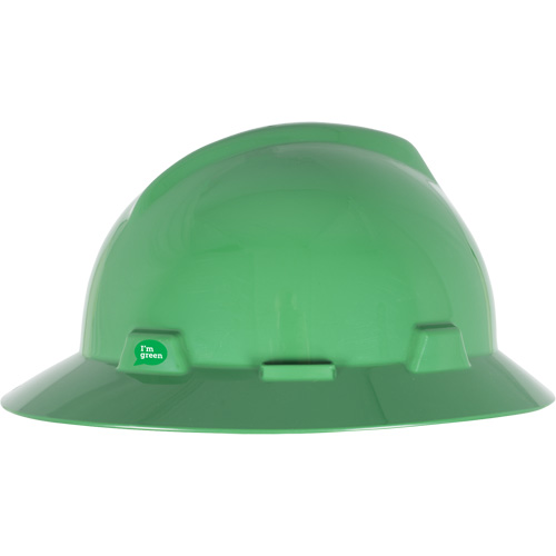 V-Gard&reg; GREEN Slotted Full Brim Hard Hat, Meets CSA Type 1, Ratchet Suspension Advanced Consulting and Training Ltd.