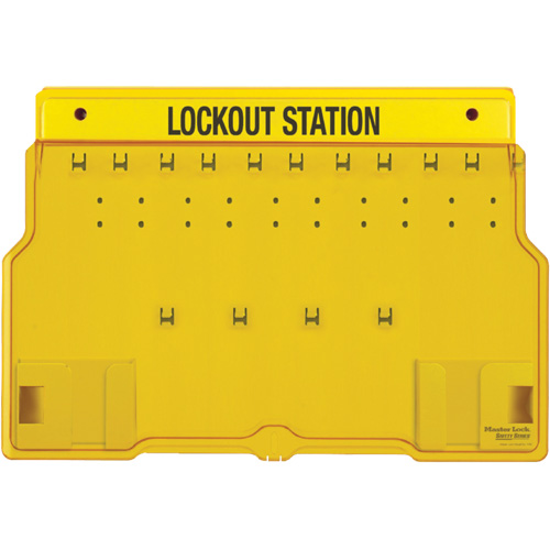 Trilingual Covered Lock Station, None Padlocks, 10 Padlock Capacity, Padlocks Not Included Advanced Consulting and Training Ltd.
