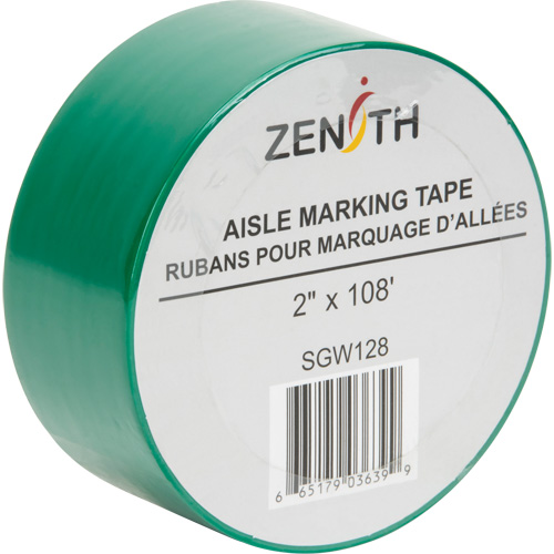 Ruban pour marquage d'all&eacute;es, 2" x 108', PVC, Vert Advanced Consulting and Training Ltd.