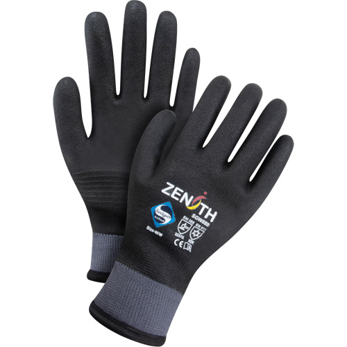 Gants enduits ZX-30° de premi&egrave;re qualit&eacute;, Moyen, R&ecirc;vetement Mousse de PVC, Calibre 15, Enveloppe en Nylon Advanced Consulting and Training Ltd.
