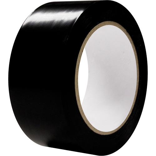 Aisle Marking Tape, 2" x 108', PVC, Black Advanced Consulting and Training Ltd.