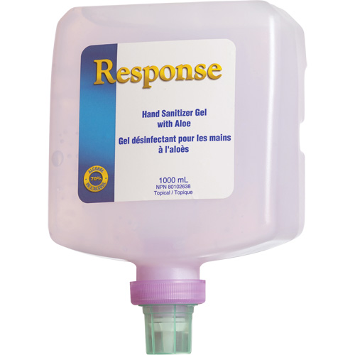 Response&reg; Hand Sanitizer Gel with Aloe, 1000 ml, Pump Bottle, 70% Alcohol Advanced Consulting and Training Ltd.