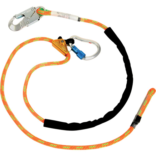 Adjustable Rope Lanyard, 1 Legs, 8', CSA Class F, Polyester Advanced Consulting and Training Ltd.
