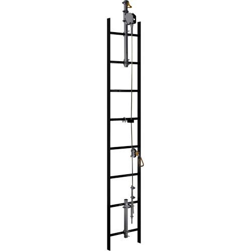 20' Lad-Saf Cable Vertical Safety System, Galvanized Steel Advanced Consulting and Training Ltd.