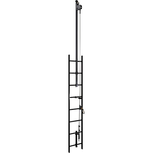 Lad-Saf Cable Vertical Safety System Climb Extension Bracketry, Galvanized Steel Advanced Consulting and Training Ltd.