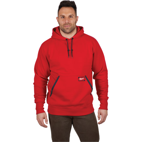 Chandail &agrave; capuchon lourd, Hommes, Petit, Rouge Advanced Consulting and Training Ltd.