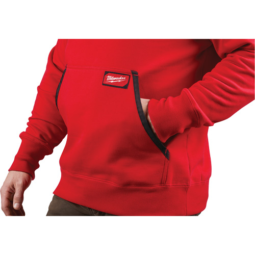 Chandail &agrave; capuchon lourd, Hommes, Petit, Rouge Advanced Consulting and Training Ltd.