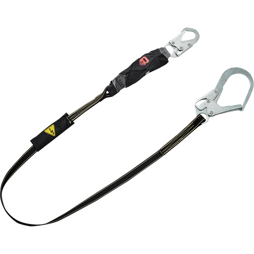 V-Series Welding Shock Absorbing Lanyard, 6', Snap Hook Center, Snap Hook Leg Ends, Kevlar&reg;/Nomex&reg; Advanced Consulting and Training Ltd.