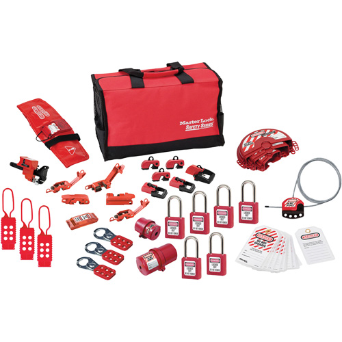 Premier Lockout Kit with Zenex Thermoplastic Locks, Electrical/Valve Kit, 34 Components Advanced Consulting and Training Ltd.