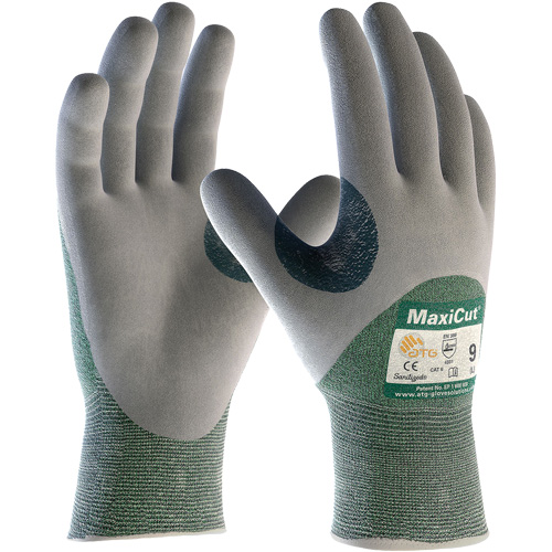 ATG MaxiCut&reg; Engineered Yarn Cut Resistant Gloves, Size Large, 15 Gauge, Nitrile Coated, Engineered Yarn Shell, ASTM ANSI Level A2/EN 388 Level 3/EN 388 Level B Advanced Consulting and Training Ltd.