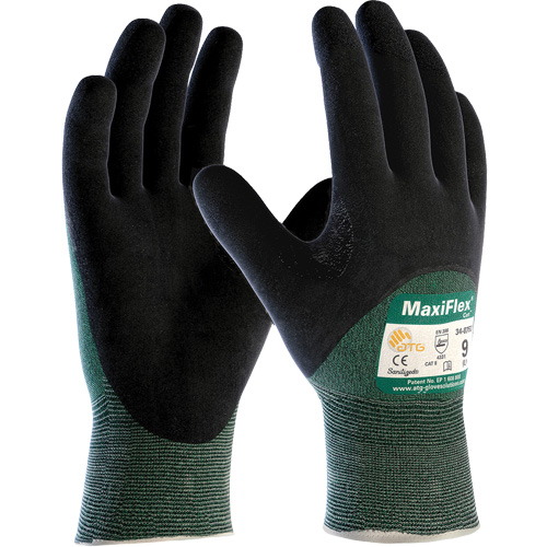 ATG MaxiFlex&reg; Cut Seamless Cut Resistant Gloves, Size Large, 15 Gauge, Nitrile Coated, Engineered Yarn Shell, ASTM ANSI Level A2/EN 388 Level 3/EN 388 Level B Advanced Consulting and Training Ltd.