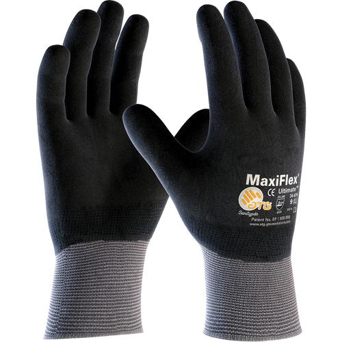 ATG MaxiFlex&reg; Ultimate Touchscreen Compatible Gloves, Large, Nitrile Coating, 15 Gauge, Nylon/Elastane Shell Advanced Consulting and Training Ltd.
