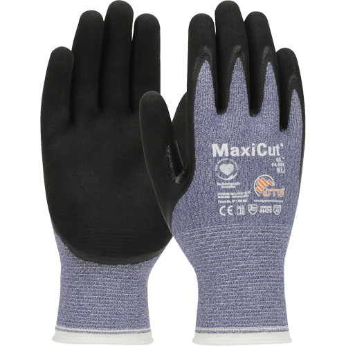 Gants r&eacute;sistants aux coupures dans un milieu de travail huileux ATG MaxiCut, Taille Grand, Calibre 15, Rev&ecirc;tement Nitrile, Enveloppe en Fil technique, ASTM ANSI niveau A3/EN 388 niveau 4/EN 388 niveau C Advanced Consulting and Training Ltd.