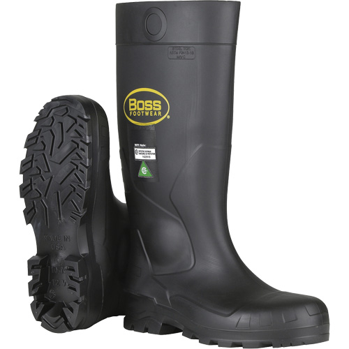 Botte de s&eacute;curit&eacute; compl&egrave;te Boss Dynamic, PVC, Embout Acier, Pointure 6, Semelle R&eacute;sistant aux perforations Advanced Consulting and Training Ltd.